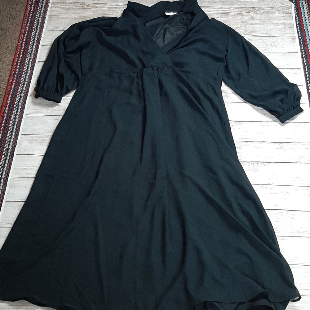 Prologue sheer black dress